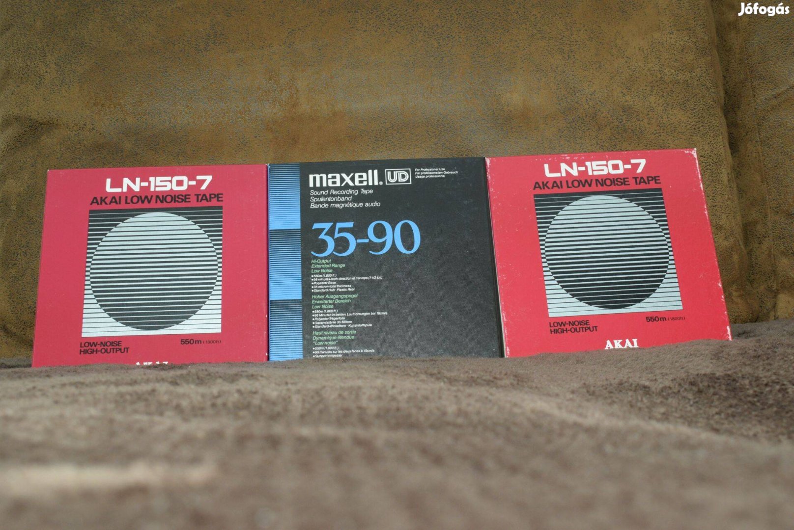 Maxell UD 35-90,Akai LN-150-7 szalagok kiváló állapotban eladók!