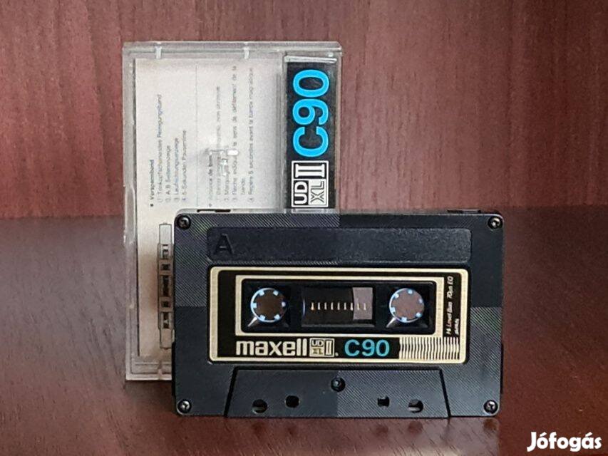 Maxell UD Xlll C90 kazettás magnó deck kazetta