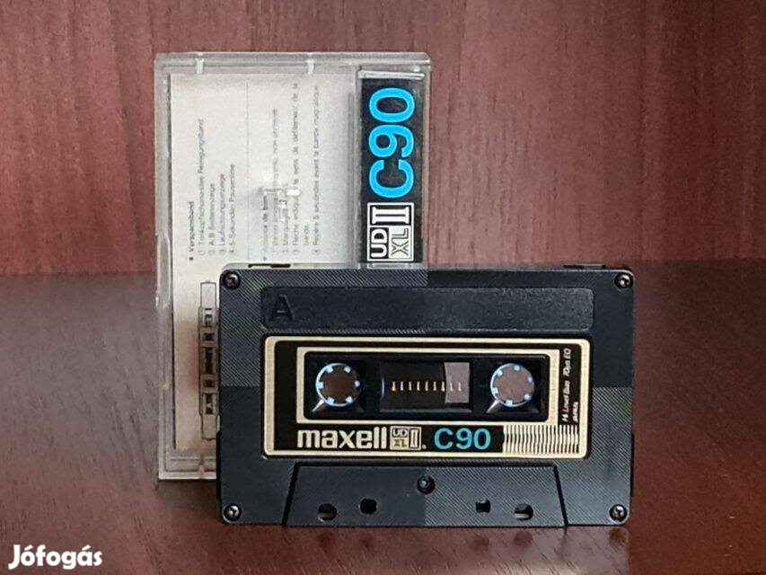 Maxell UD Xlll C90 kazettás magnó deck kazetta