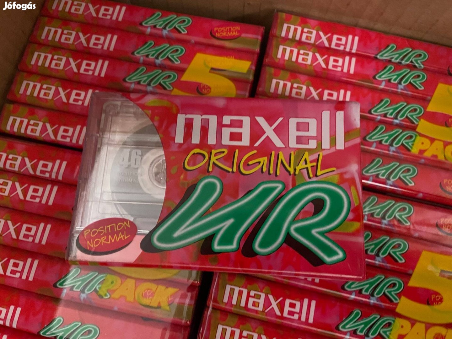 Maxell UR normal kazetta 60, 46 Új, bontatlan