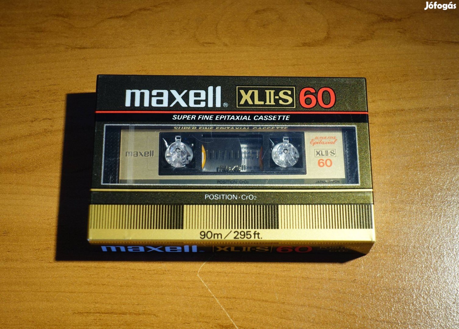 Maxell XL2S 60 bontatlan krómos kazetta 1984 deck