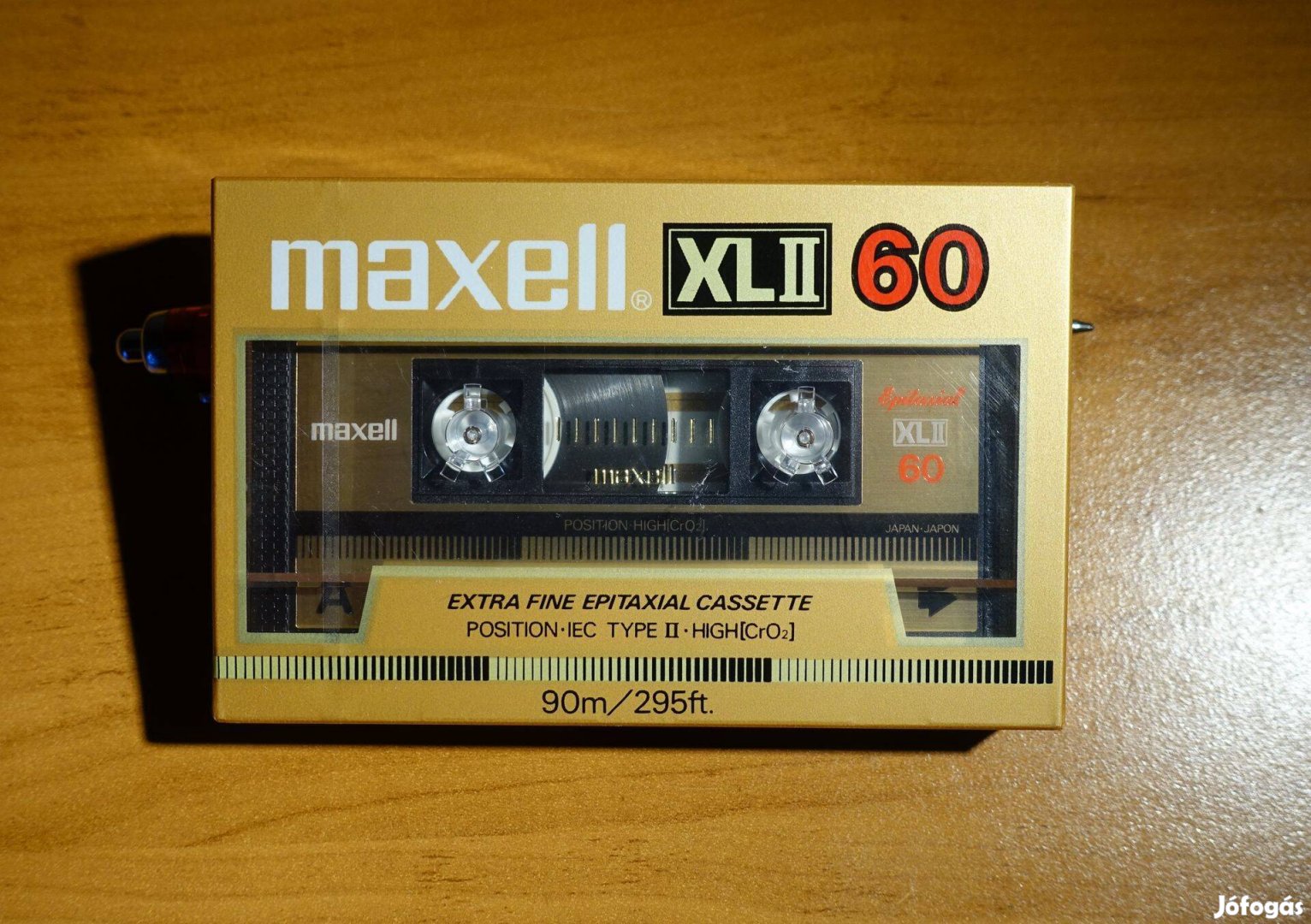 Maxell XL2 60 Full Arany bontatlan krómos kazetta 1985 deck