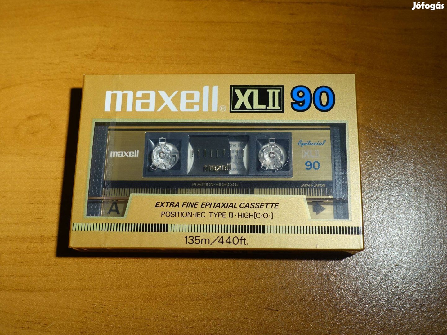 Maxell XL2 90 arany bontatlan krómos kazetta 1985 deck