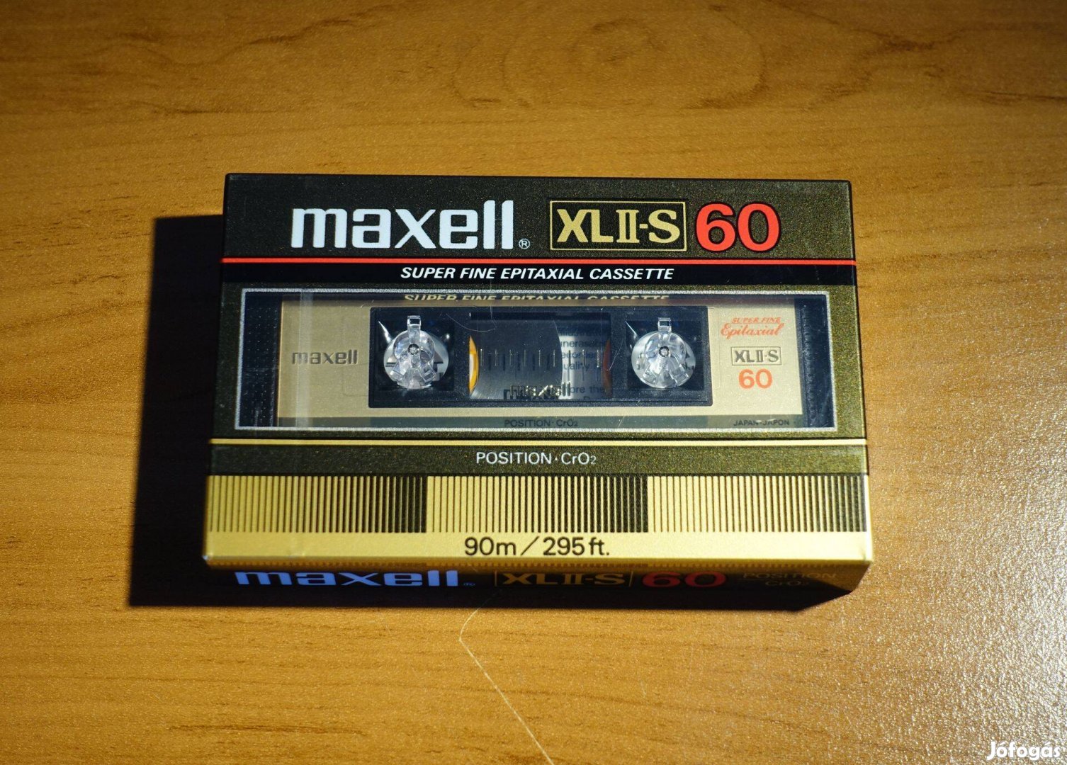 Maxell XL2-S 60 bontatlan krómos kazetta 1984 deck