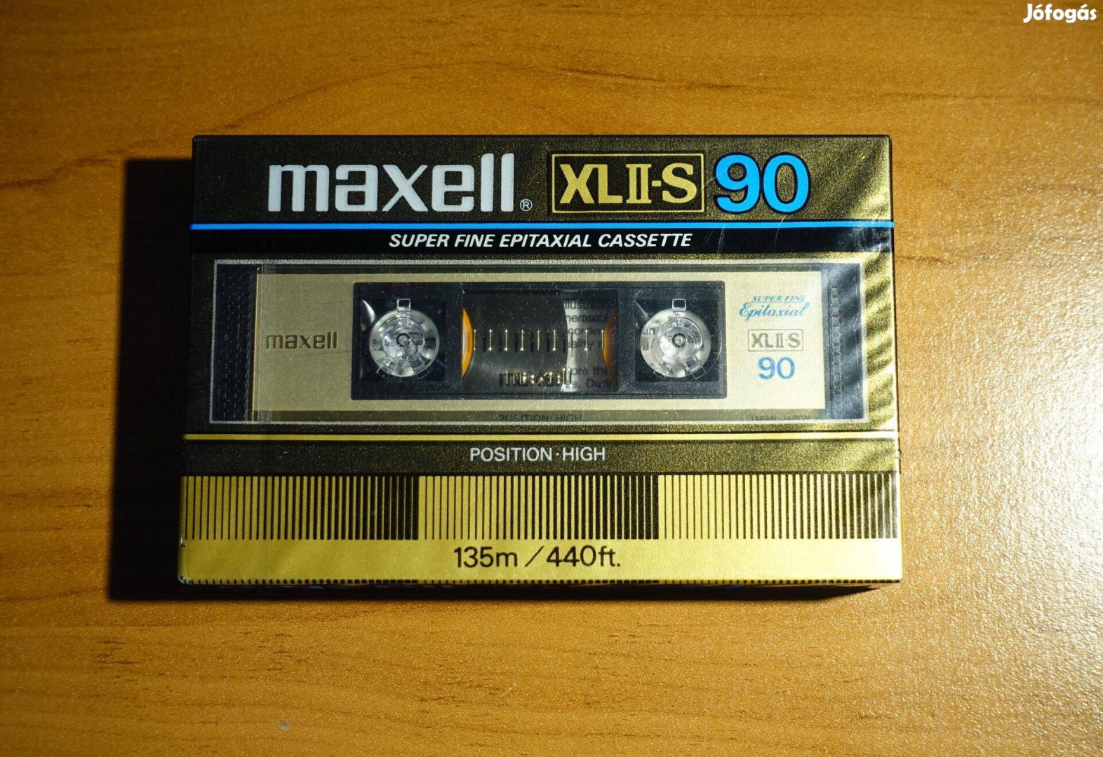 Maxell XL2 S 90 bontatlan krómos kazetta 1984 deck