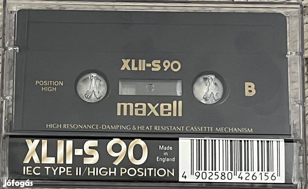 Maxell XLII-S 90 vadonatúj kazetta High Position Made in England