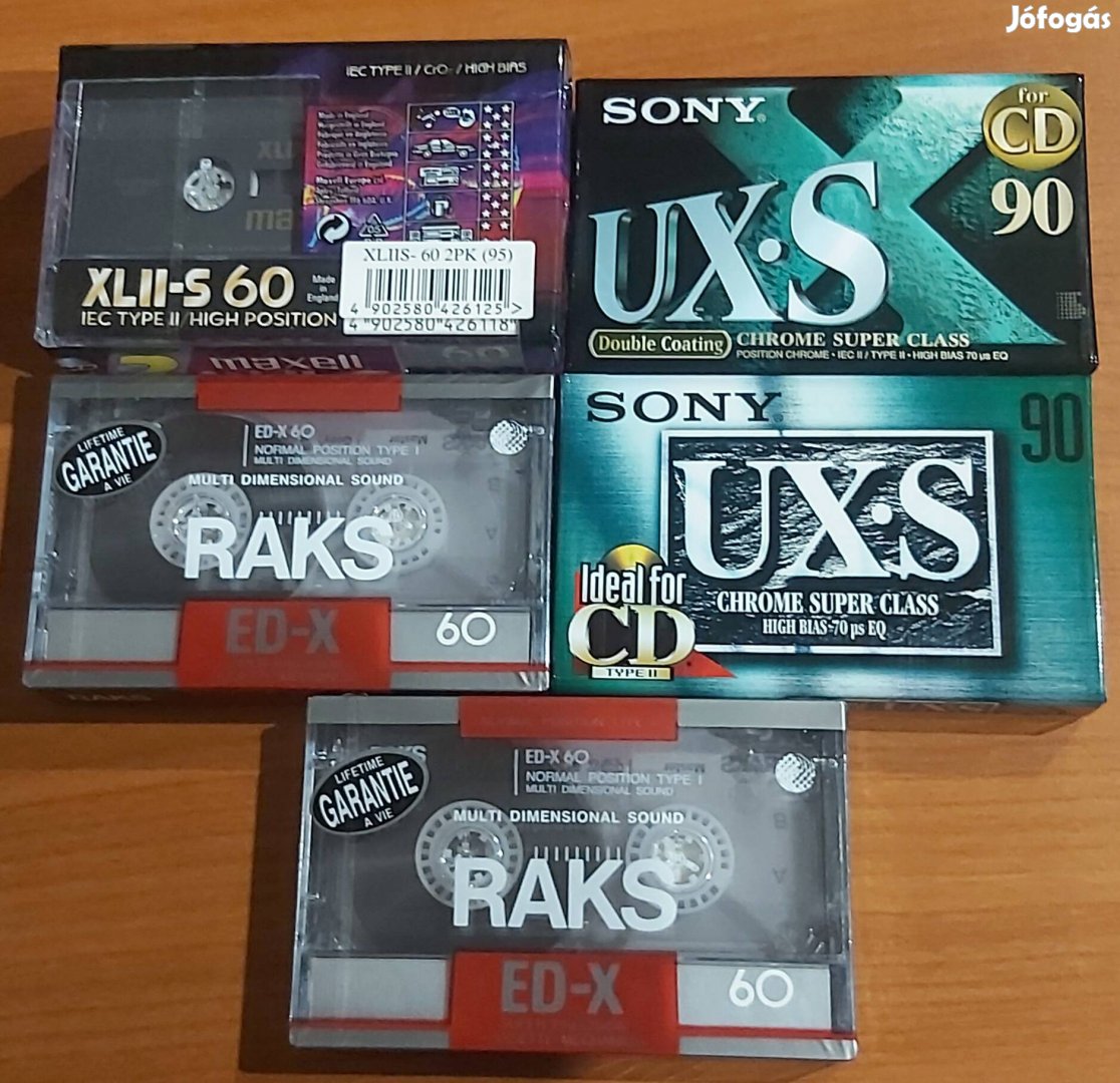 Maxell XLII-S Sony UX-S Raks ED-X