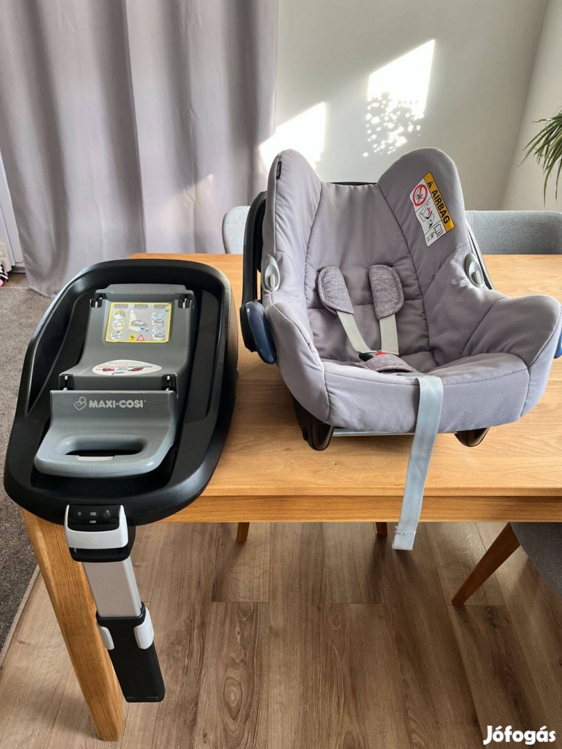 Maxi-Cosi Cabriofix hordozó 0-13kg + Familyfix Isofix bekötőrendszer