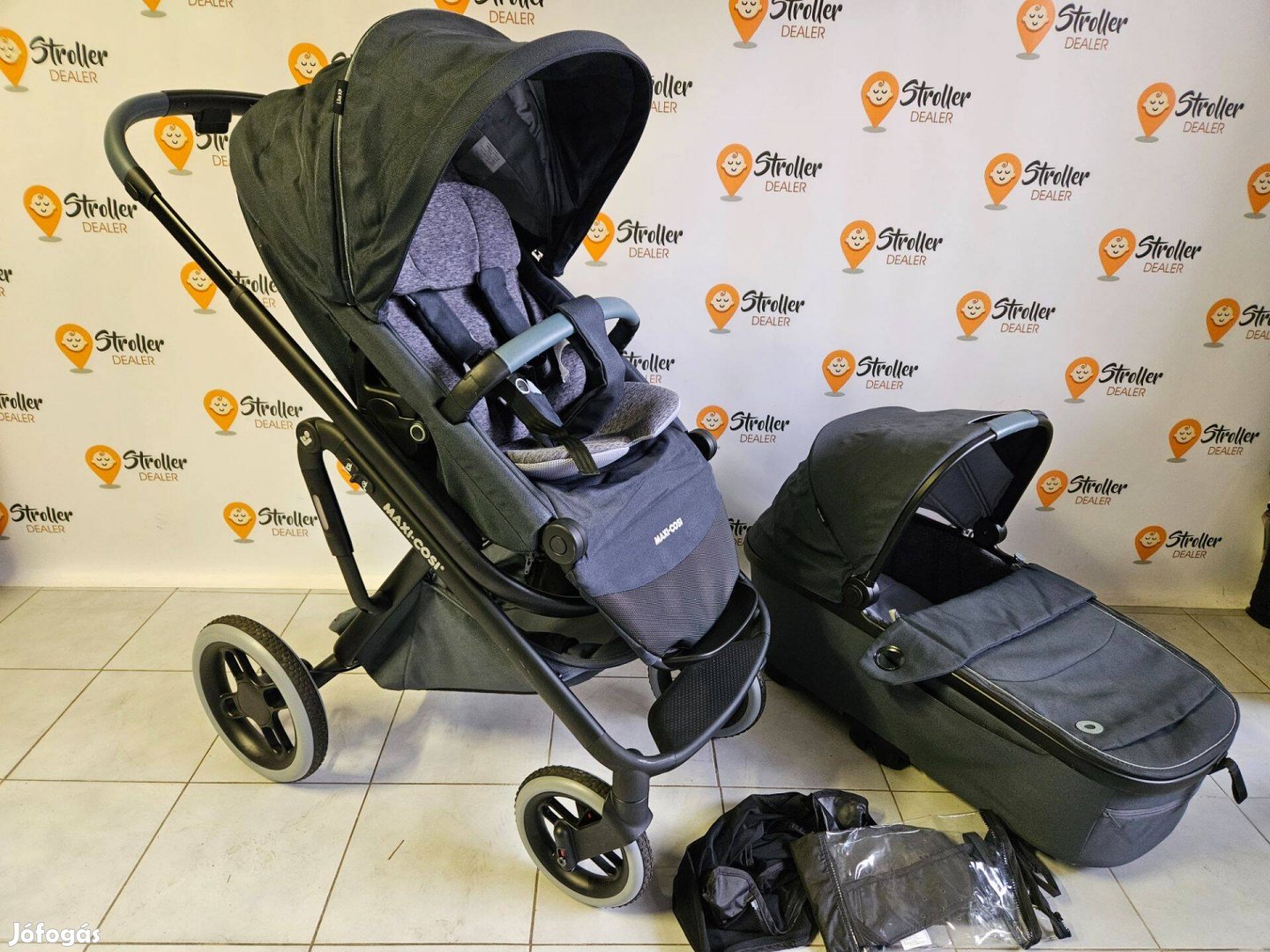 Maxi-Cosi Lila XP babakocsi 2in1 unisex színű, nagy kerekű, terepre