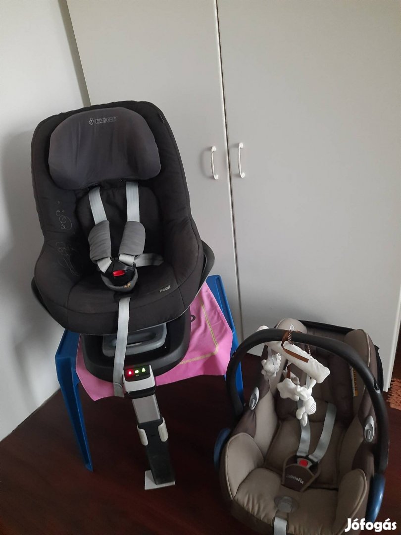 Maxi Cosi Pearl gyerekülés, Cabriofix hordozó & Familyfix bázistalp