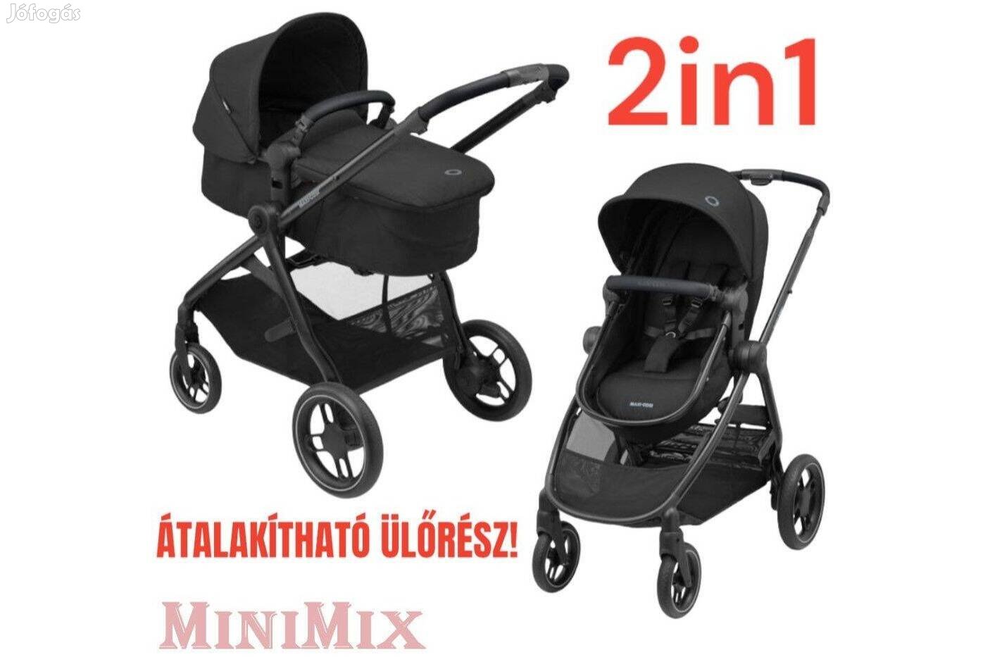 Maxi-Cosi Zelia 3 Essential Black multifunkciós 2in1 babakocsi