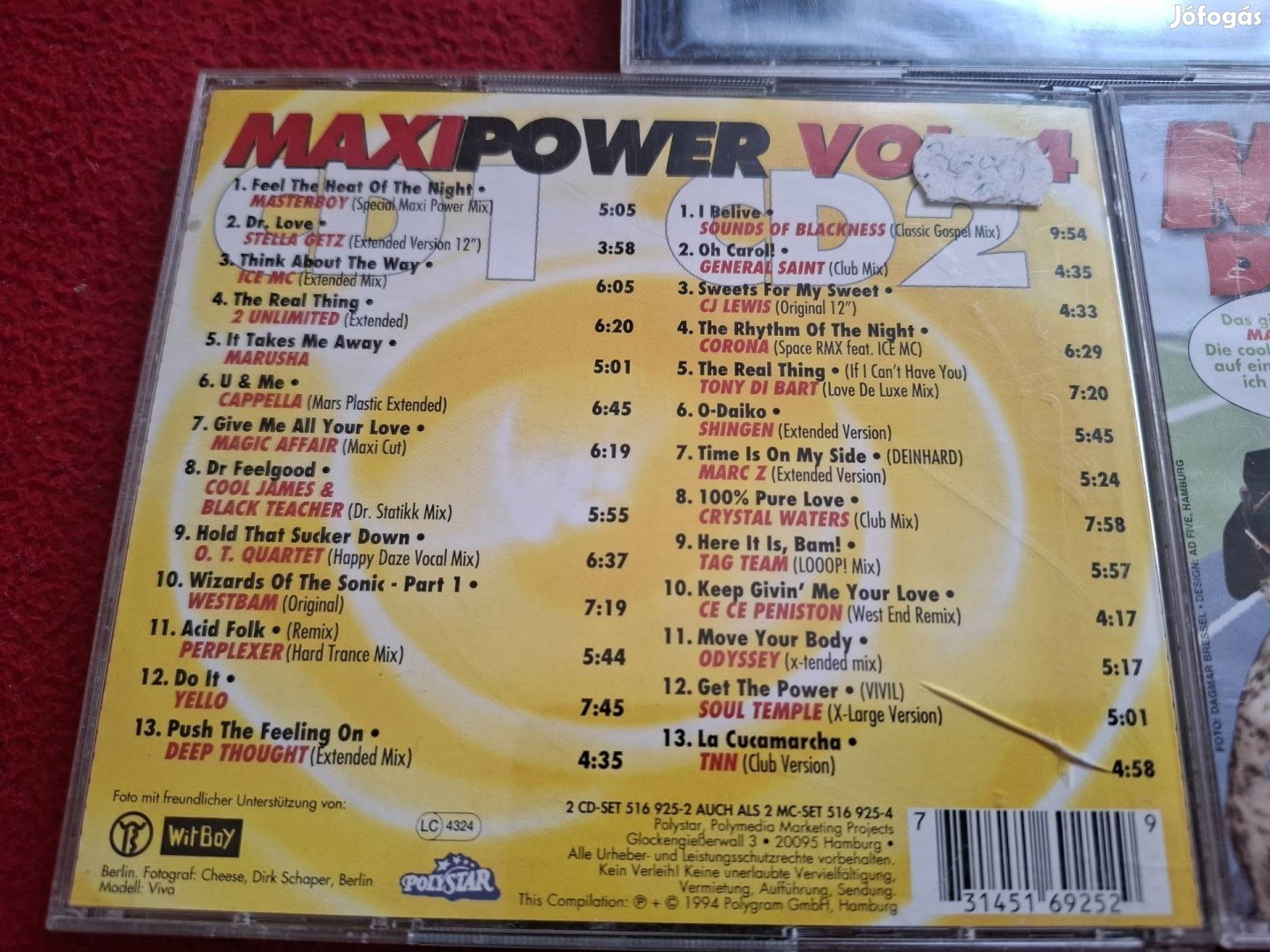 Maxi dance -Maxi power dance cd