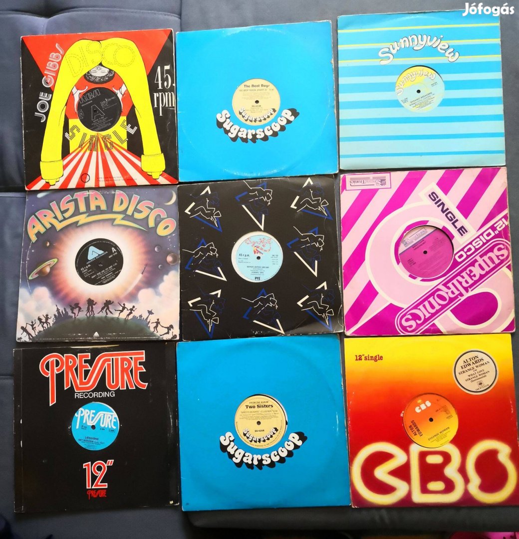 Maxi lemezek 12" disco, funky, hip-hop