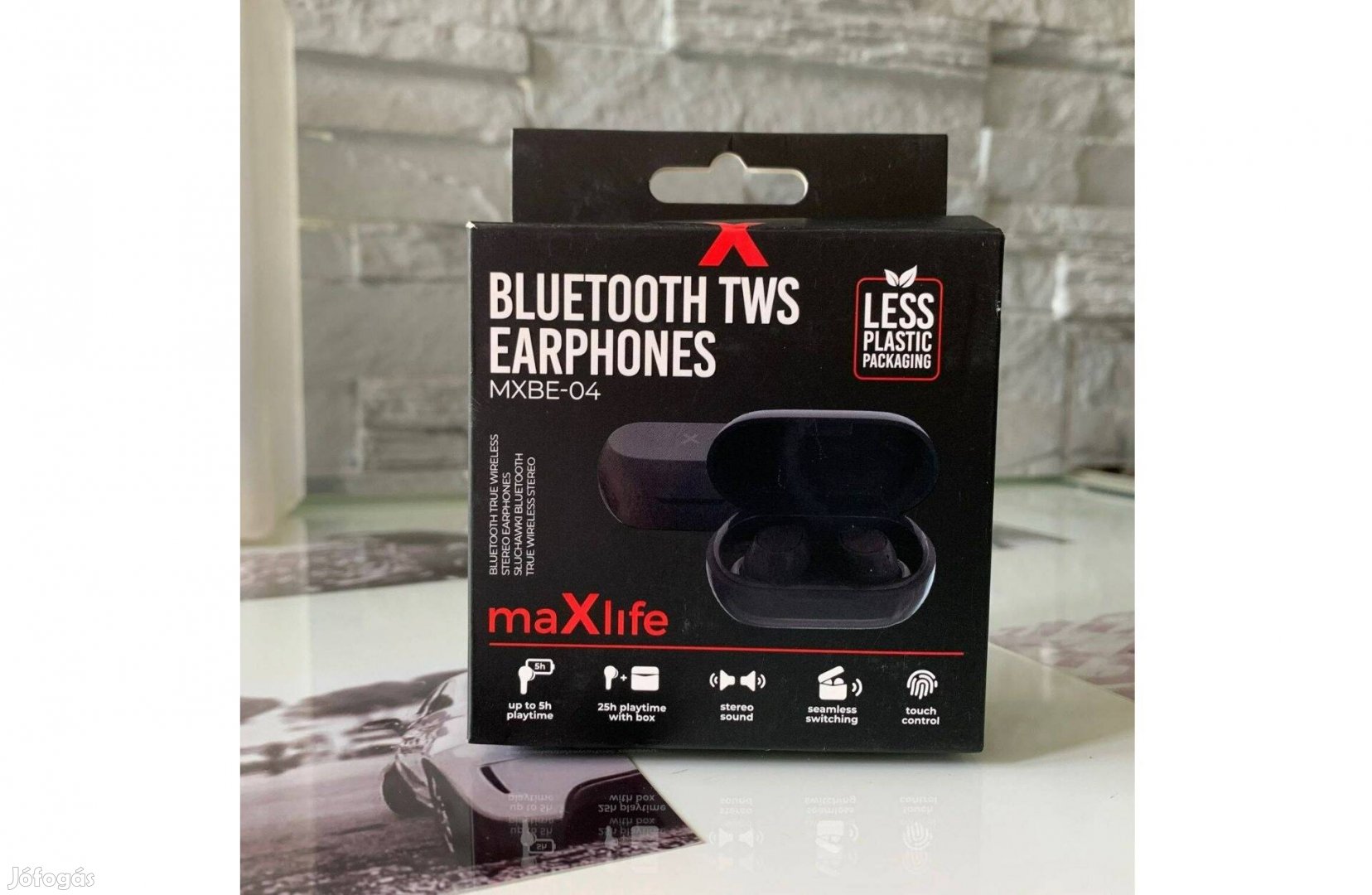 Maxlife Mxbe-04 vezeték nélküli Bluetooth fülhallgató (Új)