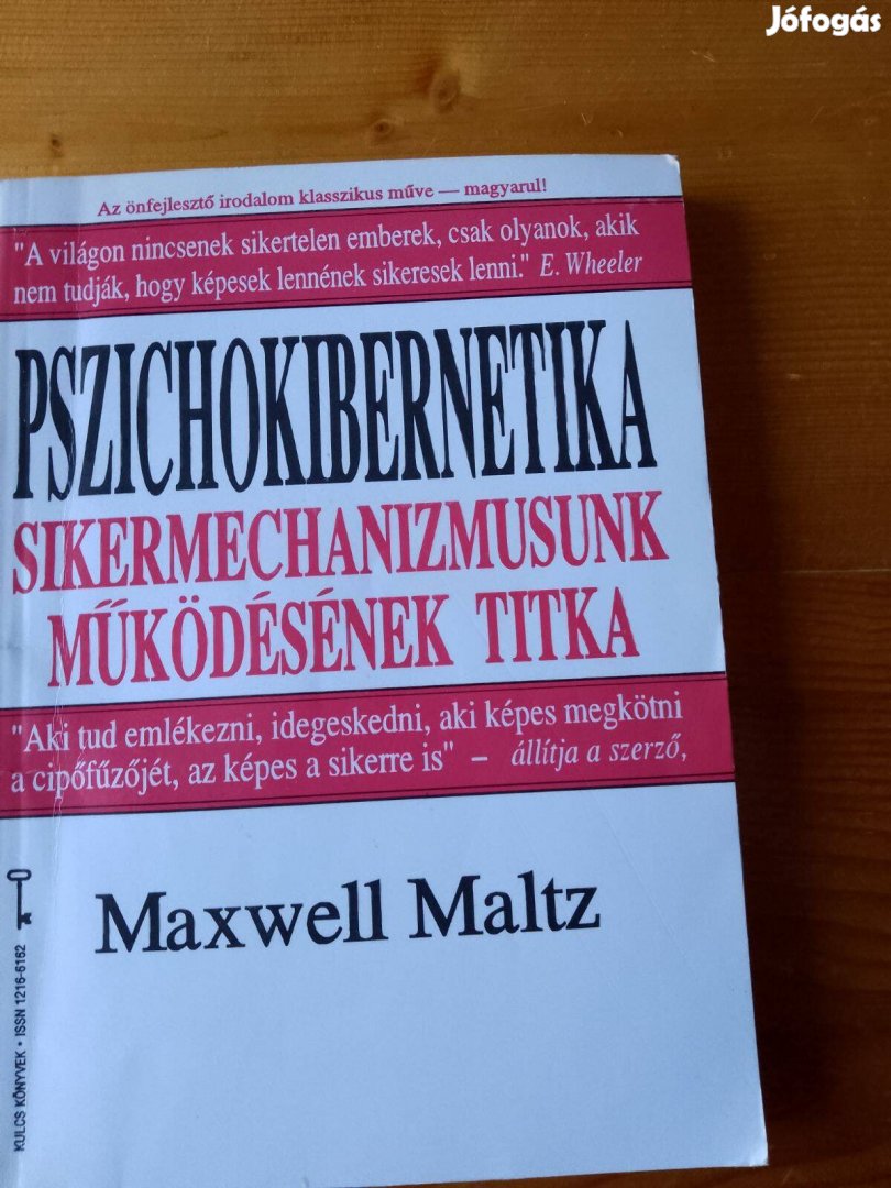 Maxwell Maltz Pszichokibernetika / könyv Sikermechanizmusunk működésén