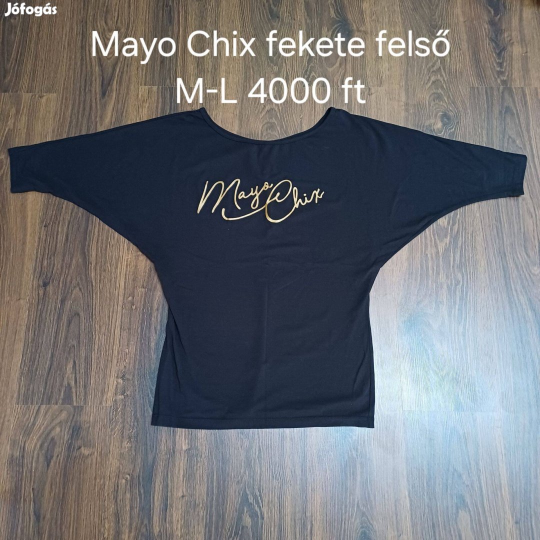 Mayo Chix fekete felső M-L