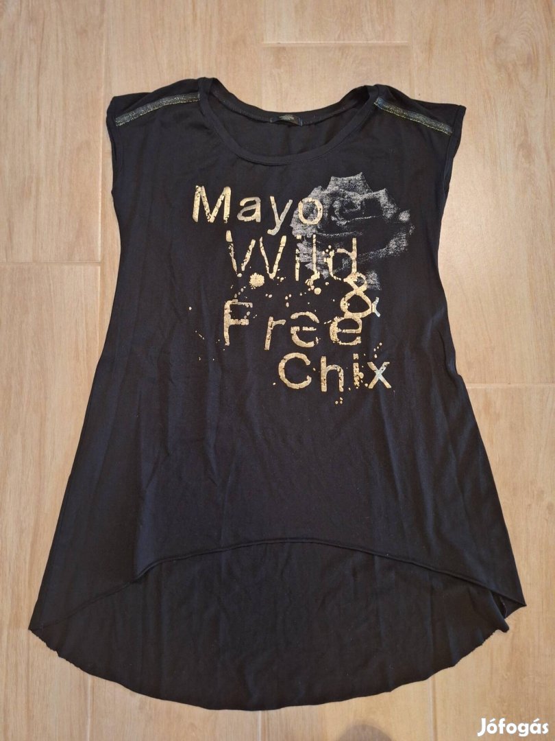 Mayo Chix fekete tunika felső
