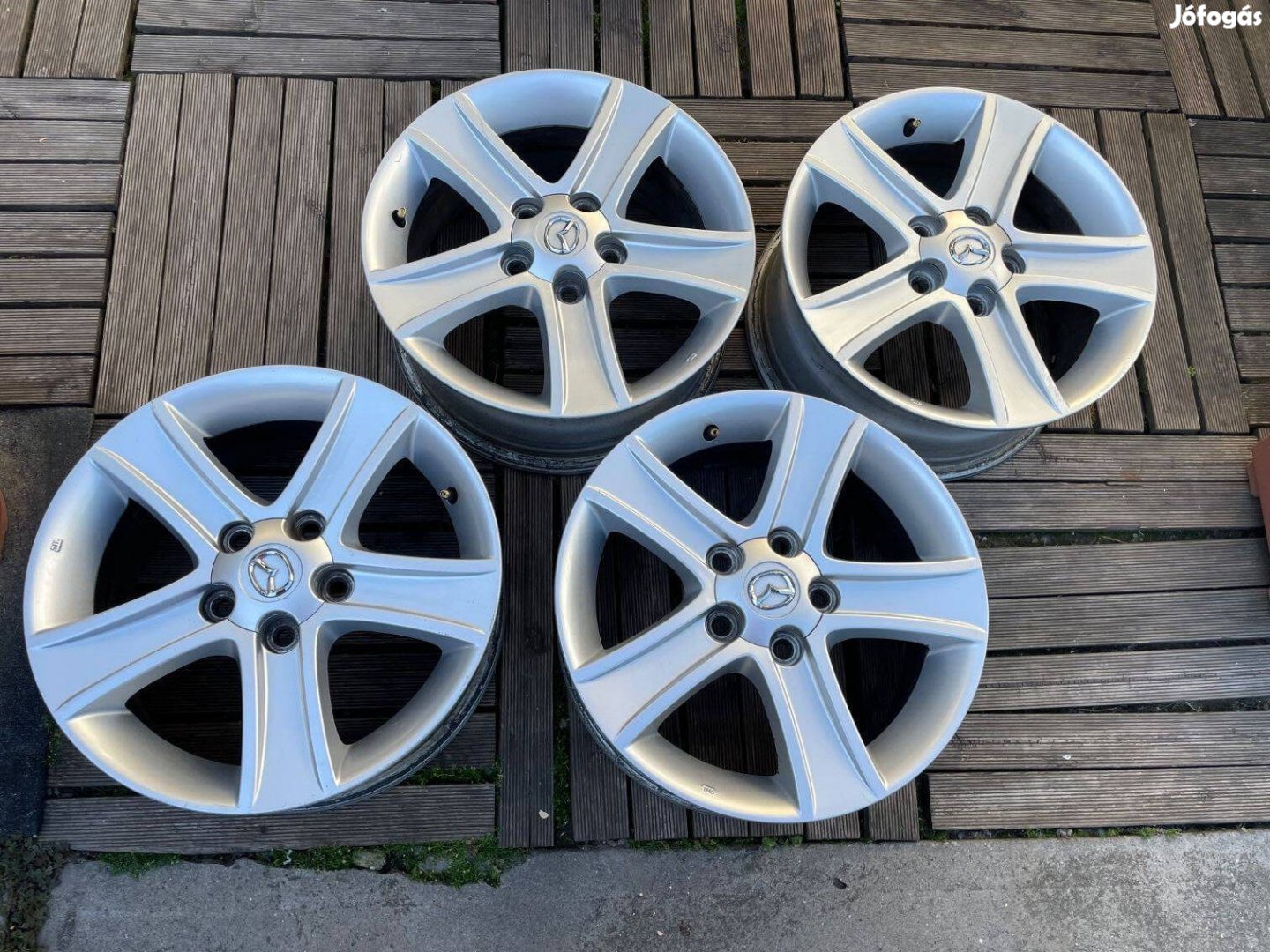 Mazda 16" alufelni szett 5x114,3 osztókörre szép állapotban
