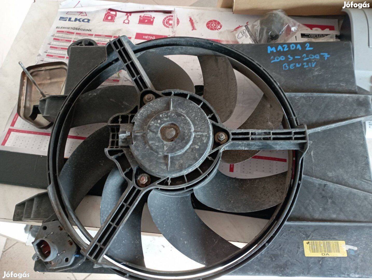 Mazda 2 hüttöventillátor kpl 2007 ig minden benzines tipushoz