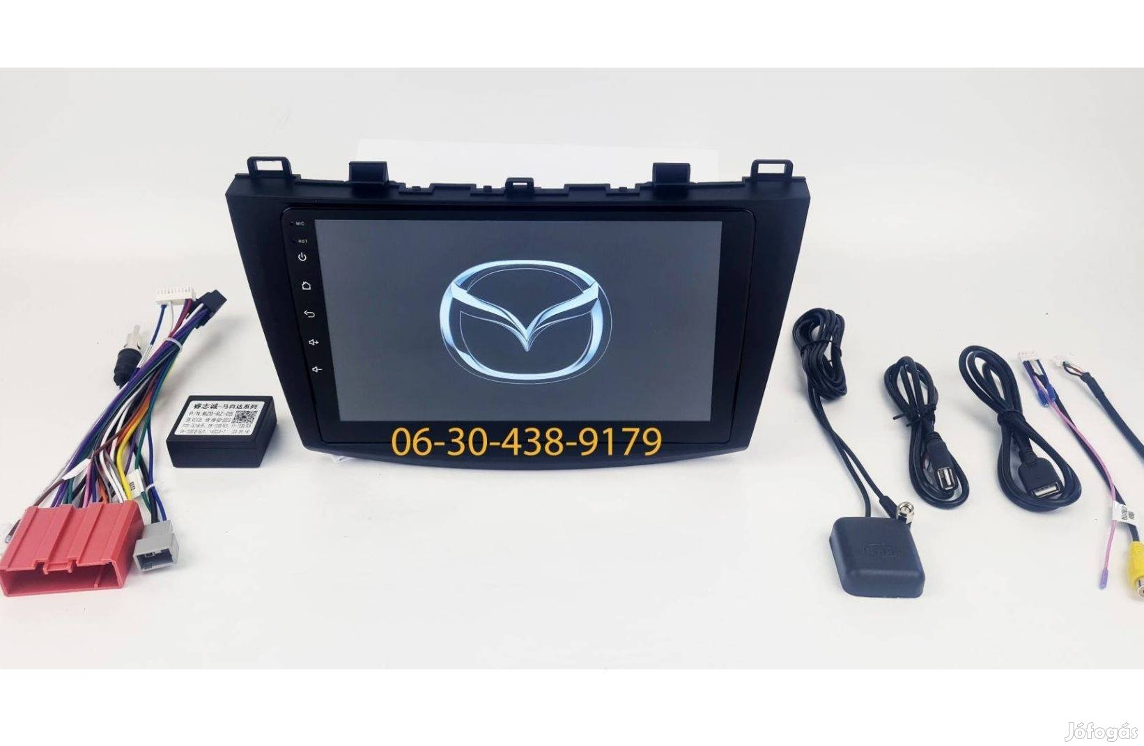Mazda 3 10-13 Android autórádió fejegység gyári helyre 1-4GB Carplay