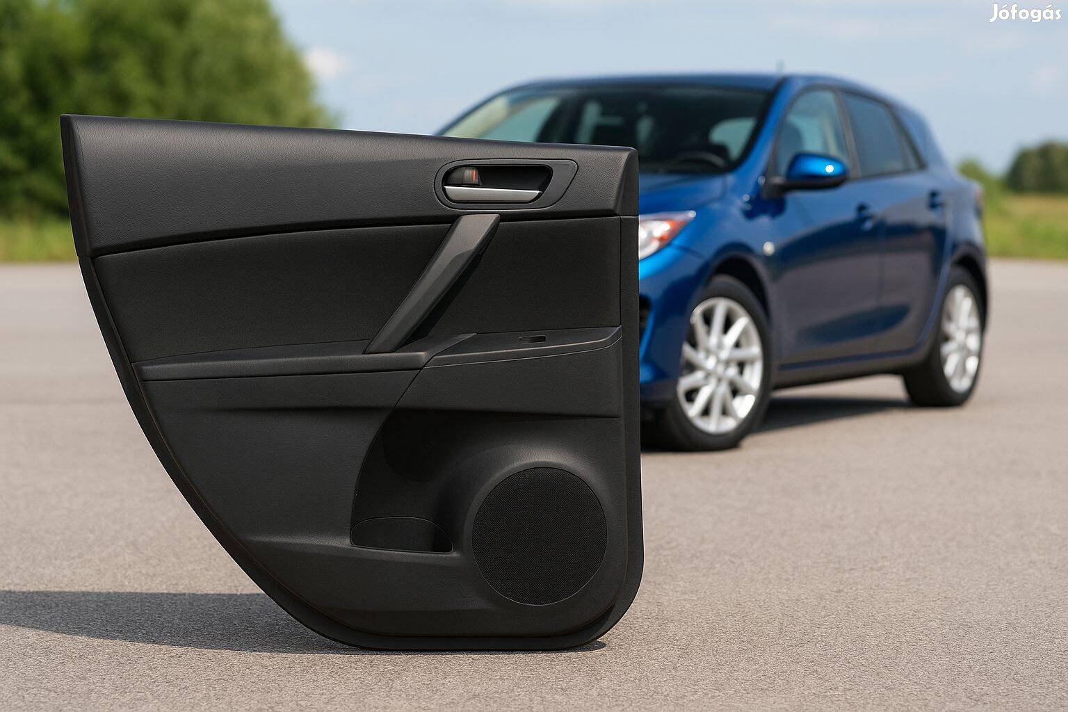 Mazda 3 BL jobb hátsó ajtókárpit, ajtóburkolat cikkszám BBM46853Zrh