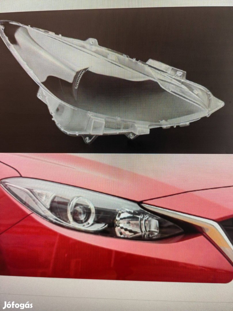 Mazda 3 BN jobb oldali Polikarbonát lámpa búra
