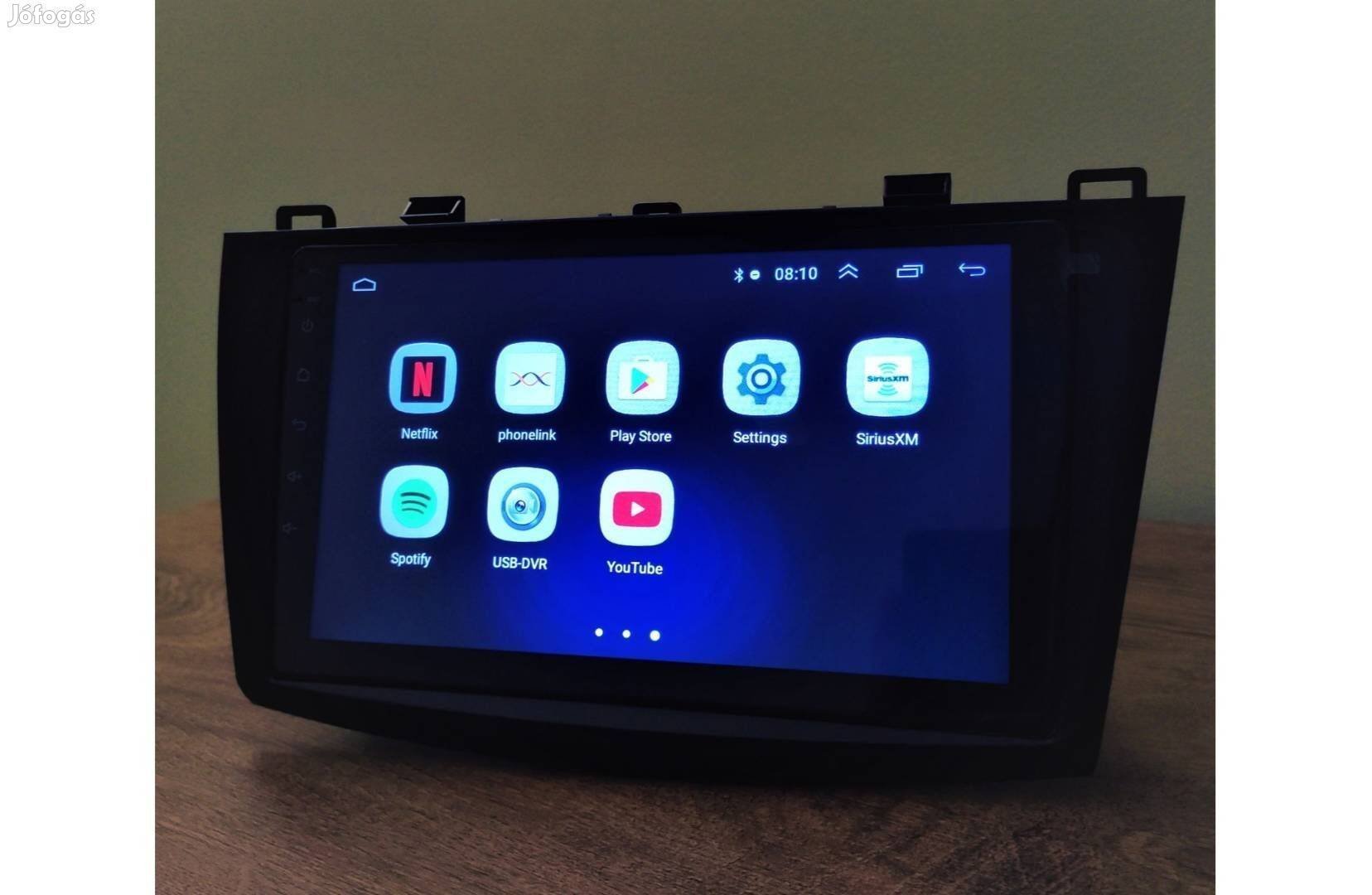 Mazda 3 Gyári Specifikus Garanciás 2din android multimédia BT GPS Wifi