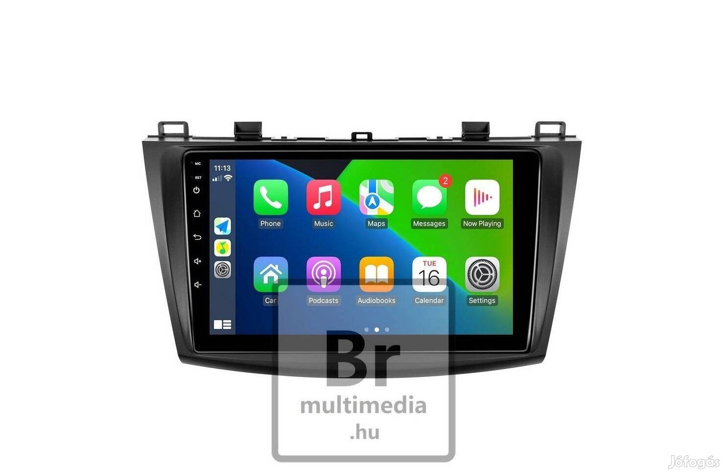 Mazda 3 Rádió Android Multimédia Navigáció Fejegység Carplay 2Din Hifi