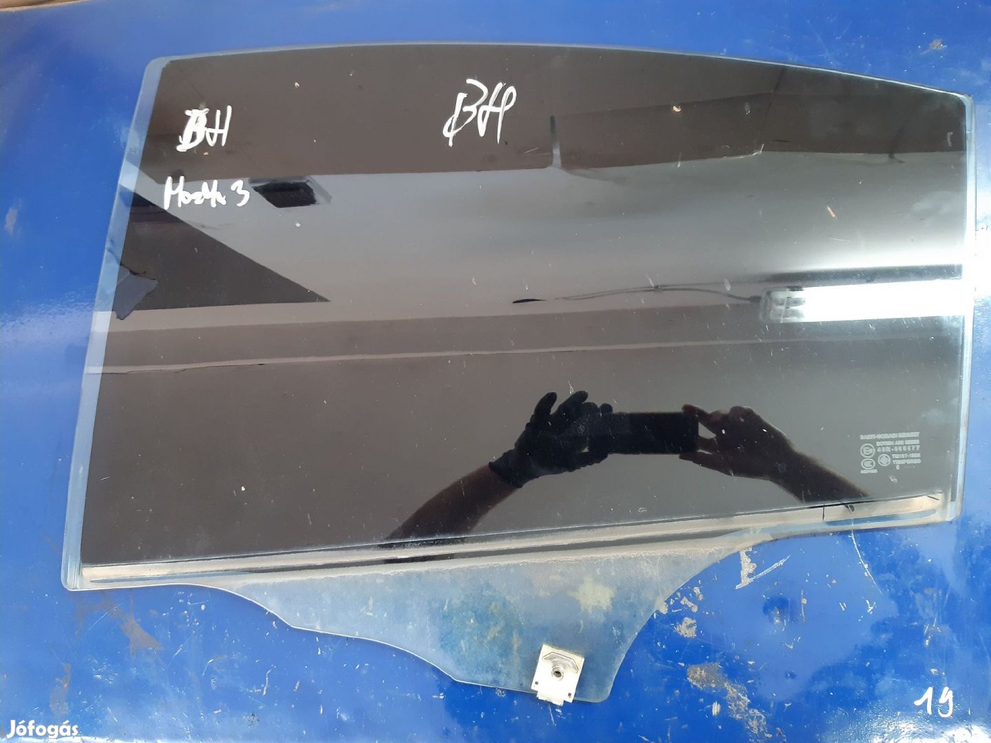 Mazda 3 -09 Bal Hátsó Lejáró Ablaküveg