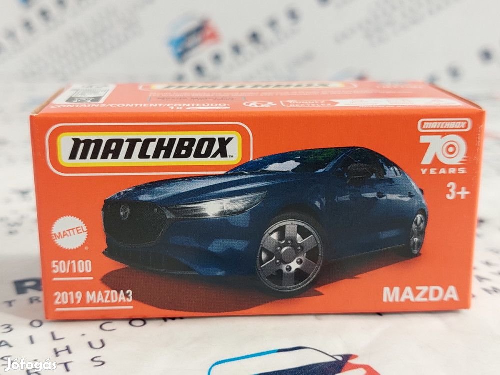 Mazda 3 (2019) - 50/100 - Matchbox - 1:64