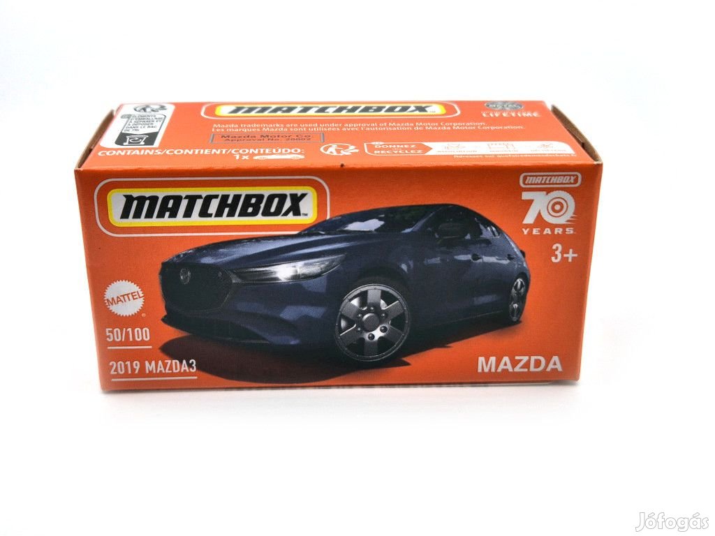 Mazda 3 (2019) - 50/100 - Matchbox - 1:64