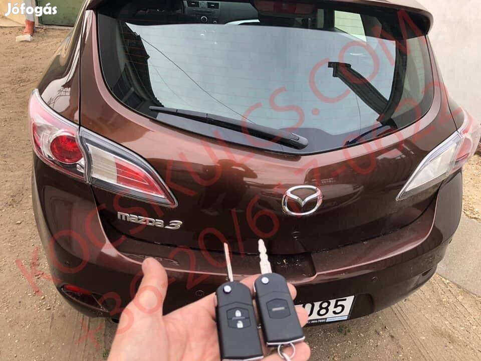 Mazda 3 autókulcs másolás és programozás