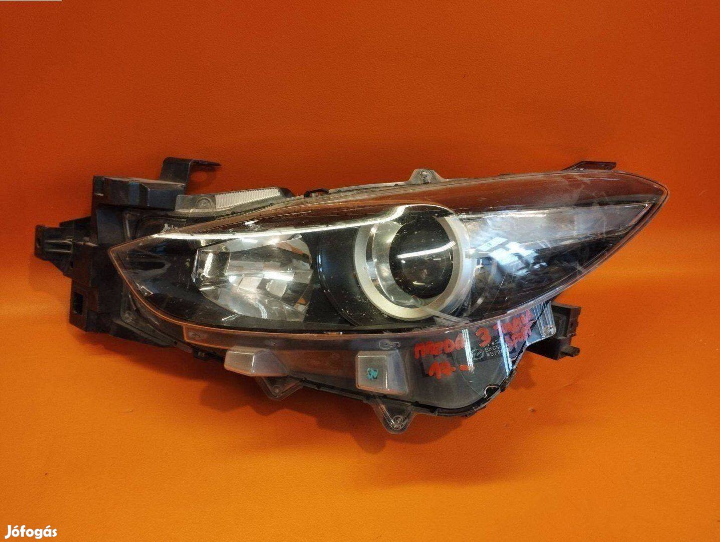 Mazda 3 sport bal halogén lámpa fényszóró 17-től (M)
