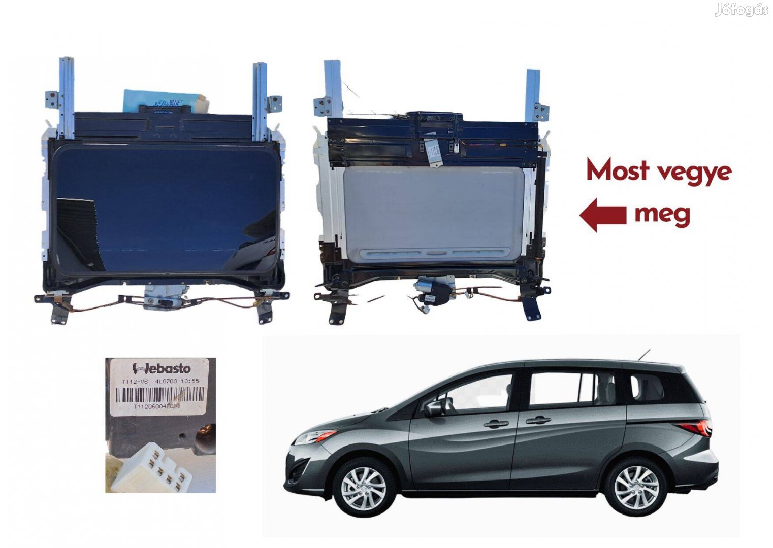 Mazda 5 Van 2002 - 2010 napfénytető motorral jó állapot T112V6
