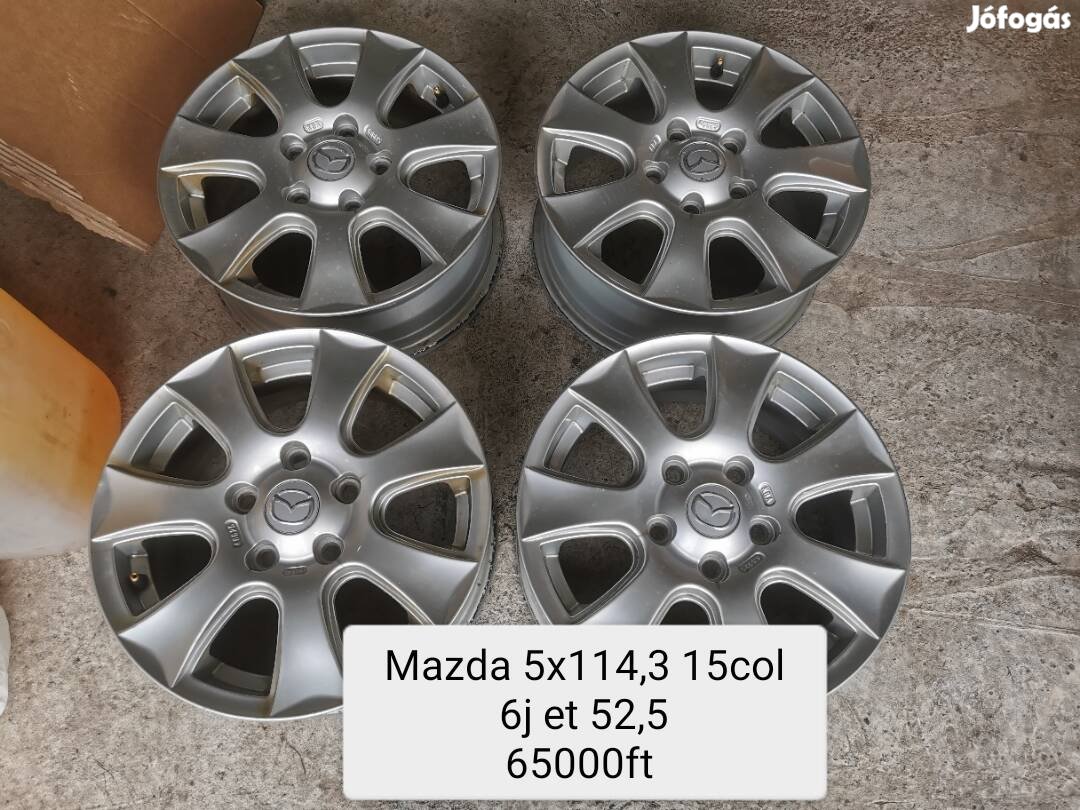 Mazda 5x114,3 15 col alufelni szett 