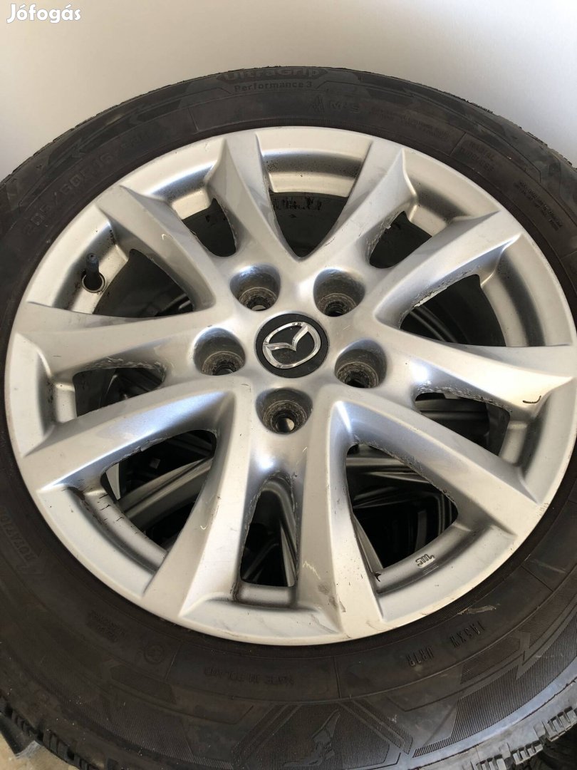 Mazda 5x114.3 16" alufelni felni 205/60r16 teligumikkal