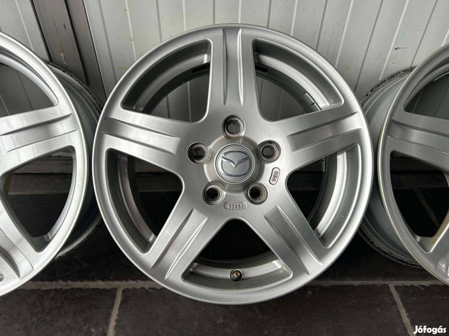 Mazda 5x114.3 6J 15" gyári alufelni garnitúra