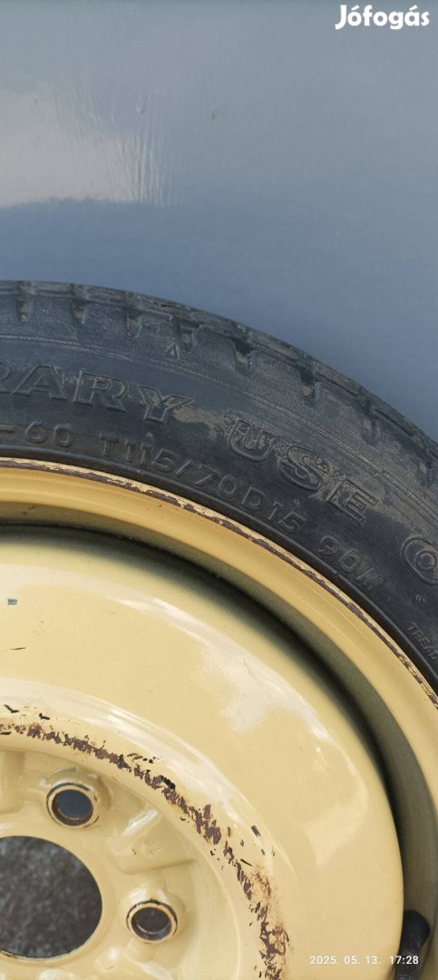 Mazda 5x114.3  115/70R15 mankókerék mankó kerék pótkerék