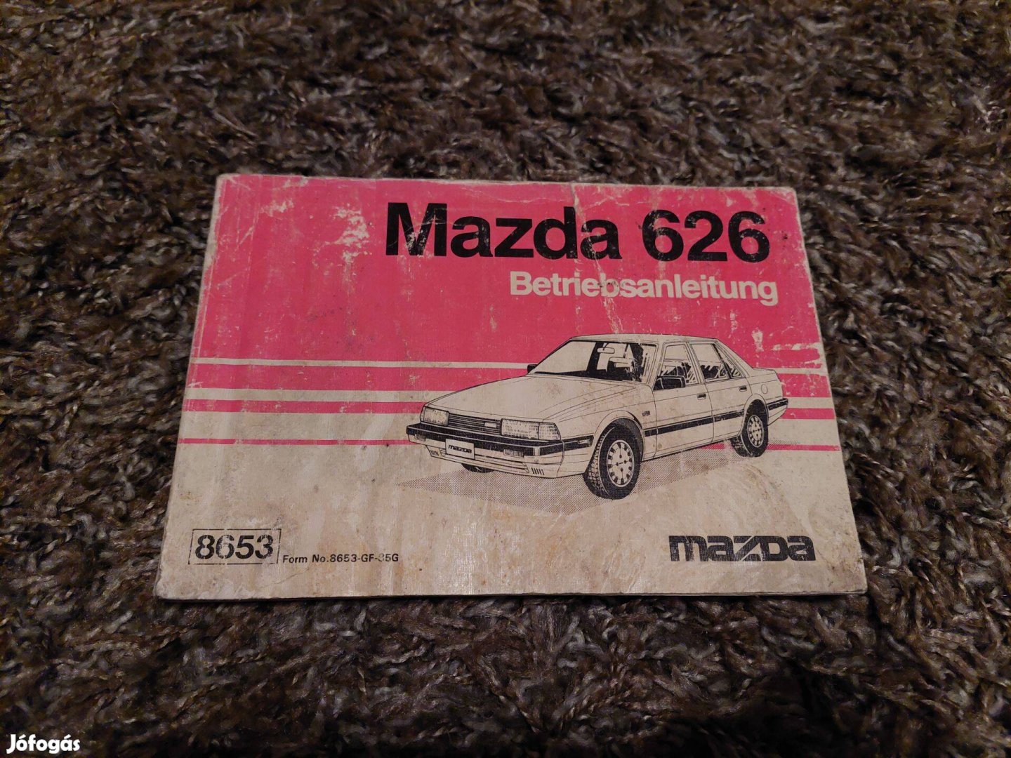 Mazda 626 kezelési könyv útmutató katalógus 1985