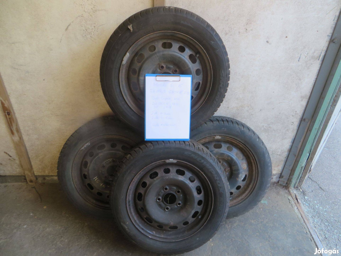 Mazda 6 16" 5x114,3 lemezfelni garnitúra Toyo 205/55R16 téligumik