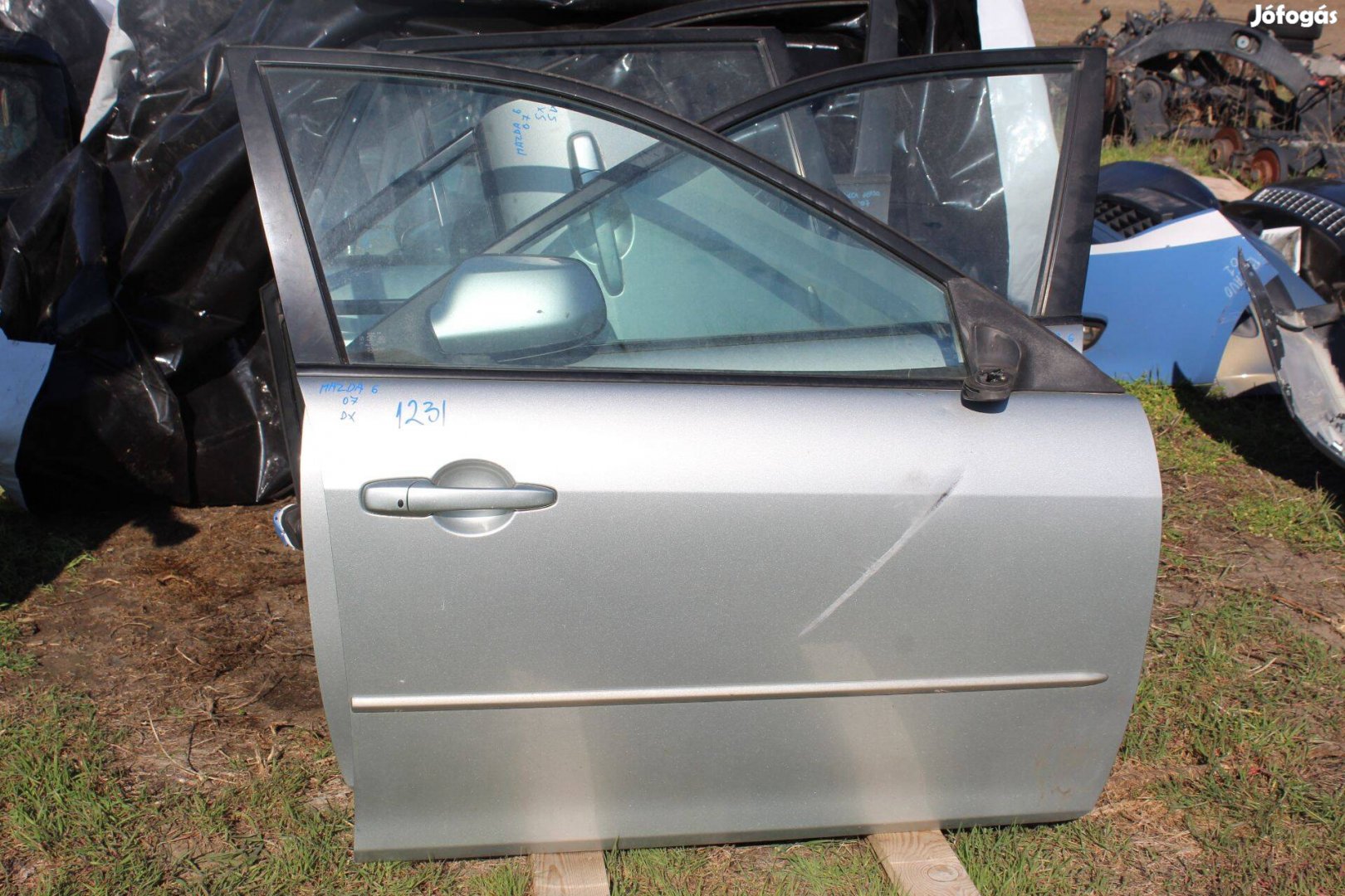 Mazda 6 2007 jobb első ajtó komplett(1231)
