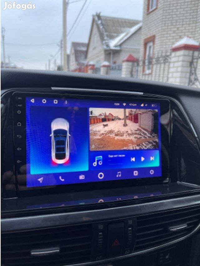 Mazda 6 Carplay Android Autó Multimédia GPS Rádió Tolatókamerával