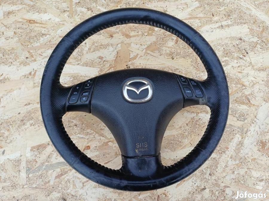 Mazda 6 GG (2002-2008) Bőr Kormány Légzsákkal