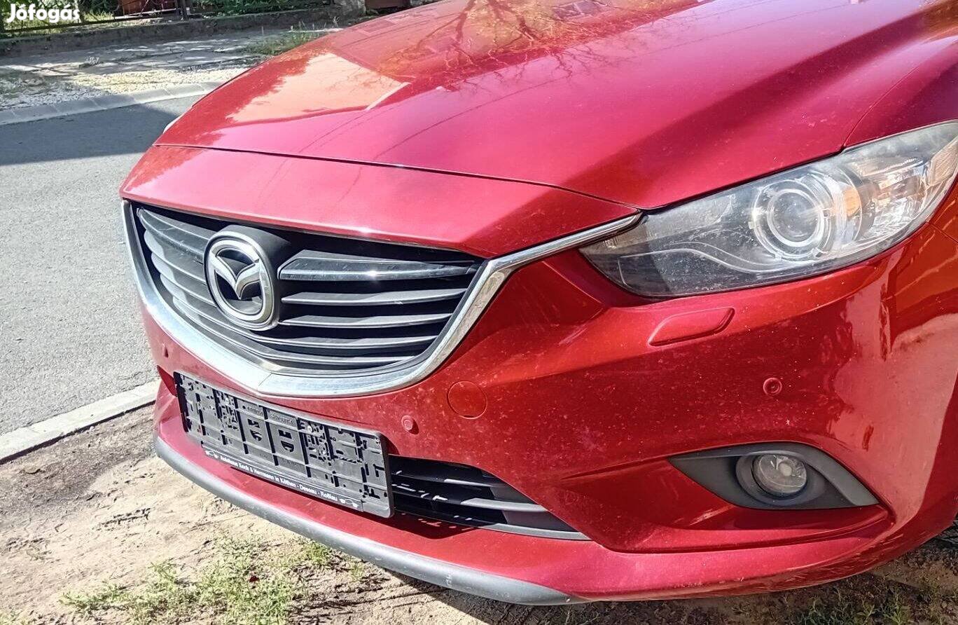 Mazda 6 GJ skyactiv első lökháritó felső diszrács kompletten