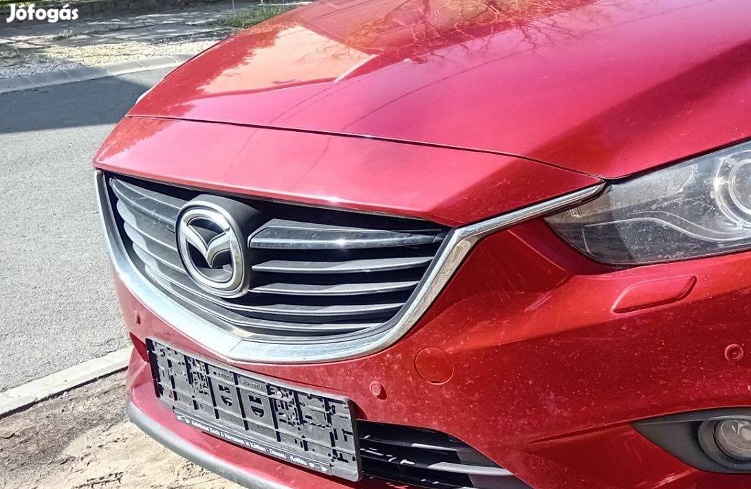 Mazda 6 GJ skyactiv első lökháritó felső diszrács kompletten