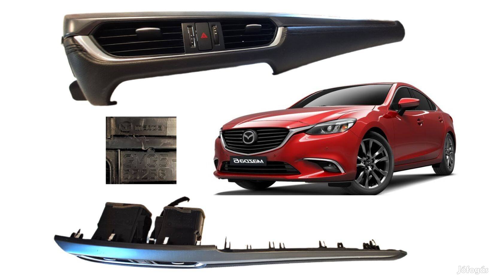 Mazda 6 GL GJ középső középső műszerfal szellőzőegység MG555256