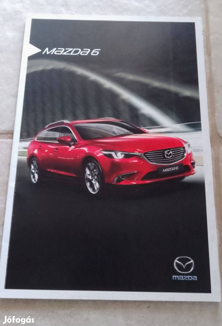 Mazda 6 (2015) magyar nyelvű prospektus, katalógus.