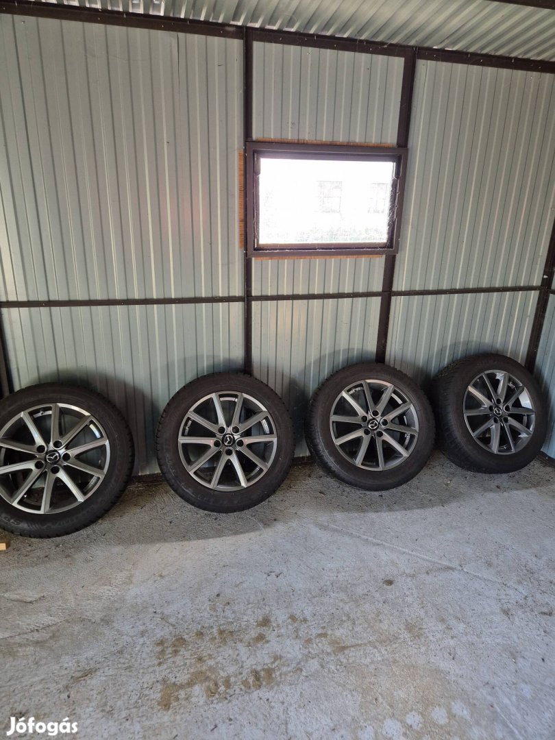 Mazda 6 alufelni Dunlop téligumival 2017
