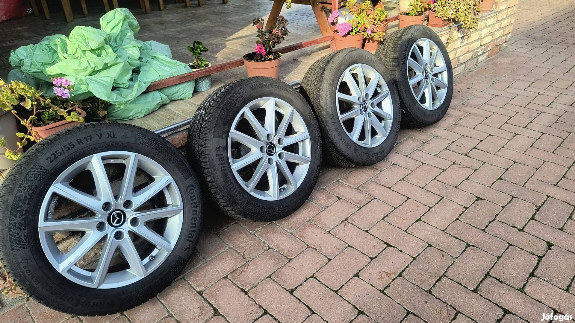 Mazda 6 gyári felni hibátlan téligumikkal