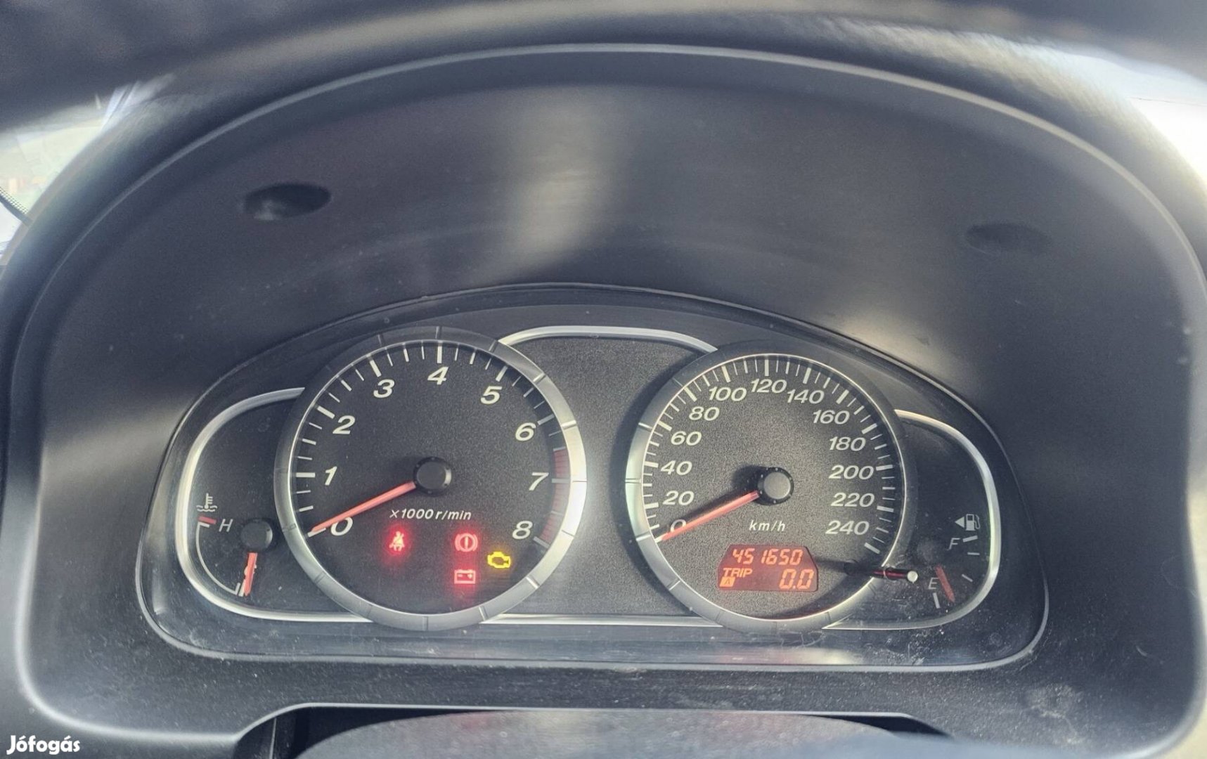 Mazda 6 kilométer km óra 9000